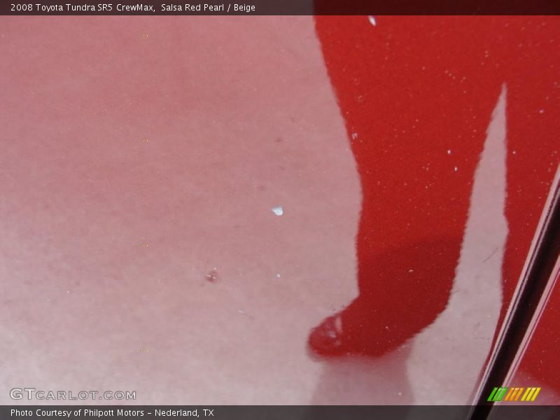 Salsa Red Pearl / Beige 2008 Toyota Tundra SR5 CrewMax