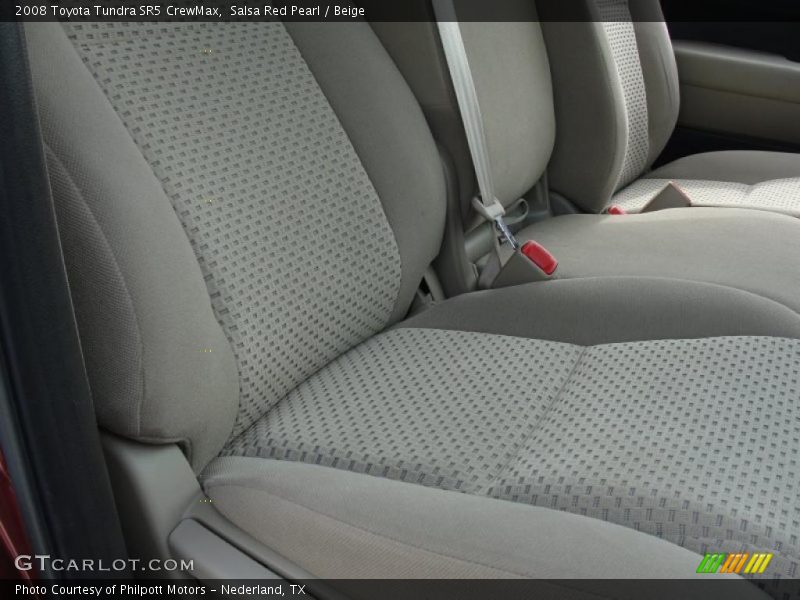 Salsa Red Pearl / Beige 2008 Toyota Tundra SR5 CrewMax