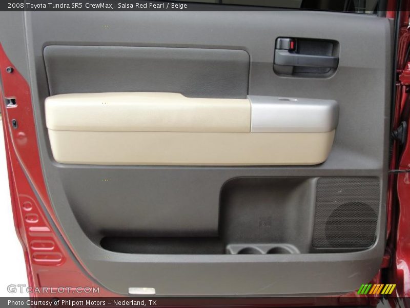Salsa Red Pearl / Beige 2008 Toyota Tundra SR5 CrewMax