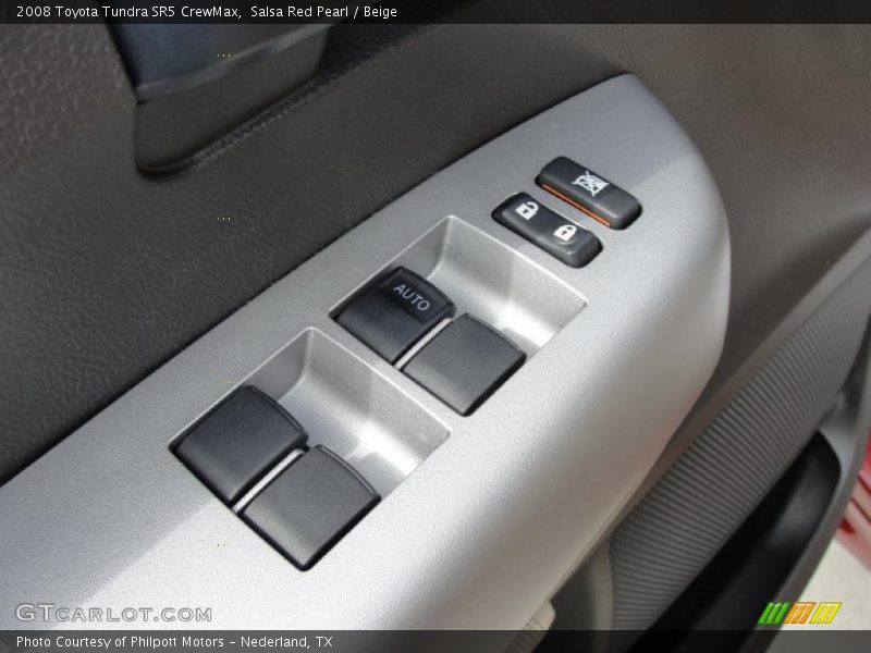Salsa Red Pearl / Beige 2008 Toyota Tundra SR5 CrewMax