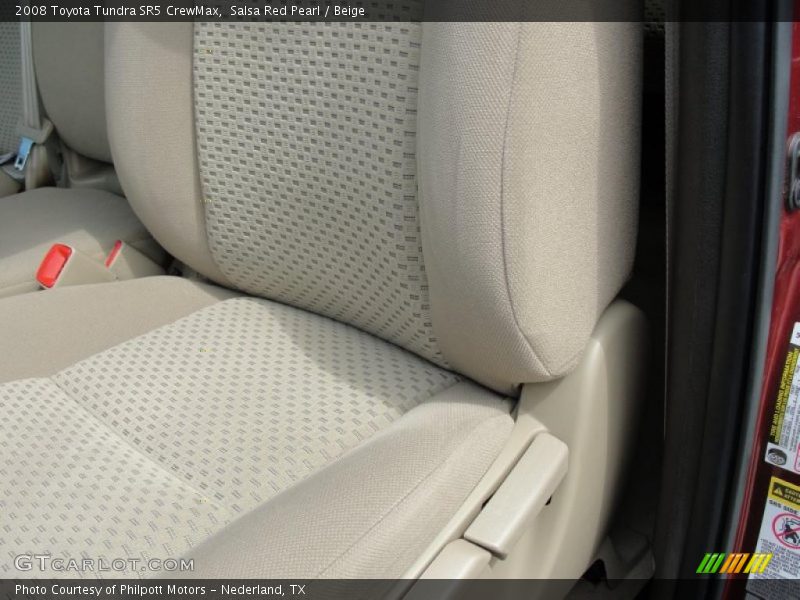 Salsa Red Pearl / Beige 2008 Toyota Tundra SR5 CrewMax