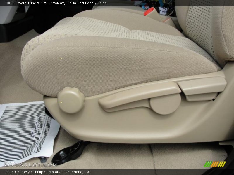 Salsa Red Pearl / Beige 2008 Toyota Tundra SR5 CrewMax