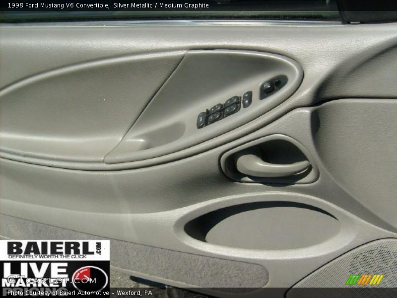 Silver Metallic / Medium Graphite 1998 Ford Mustang V6 Convertible