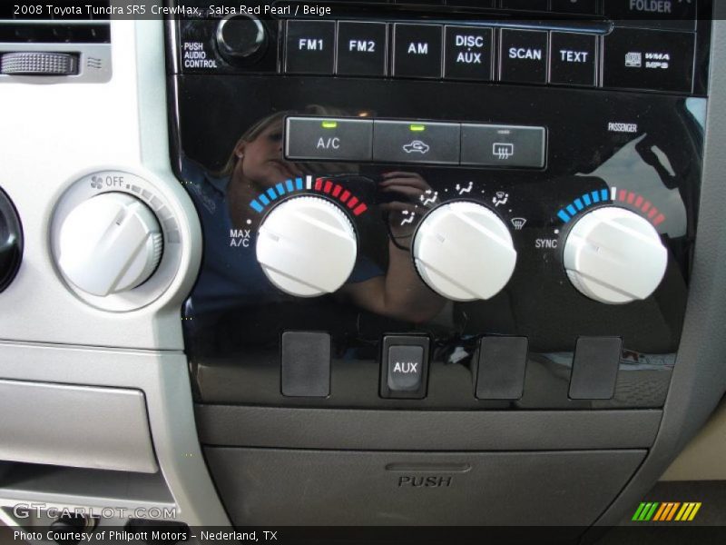 Salsa Red Pearl / Beige 2008 Toyota Tundra SR5 CrewMax