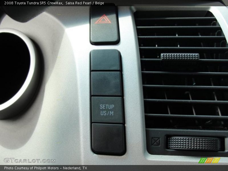 Salsa Red Pearl / Beige 2008 Toyota Tundra SR5 CrewMax