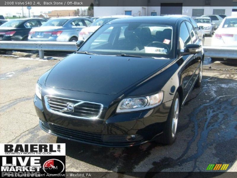 Black Stone / Off-Black 2008 Volvo S40 2.4i
