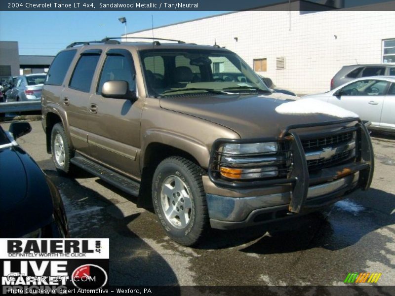 Sandalwood Metallic / Tan/Neutral 2004 Chevrolet Tahoe LT 4x4
