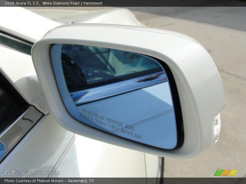 White Diamond Pearl / Parchment 2009 Acura TL 3.5