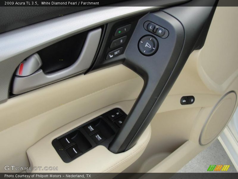 White Diamond Pearl / Parchment 2009 Acura TL 3.5