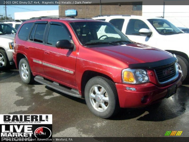 Magnetic Red Metallic / Dark Pewter 2003 GMC Envoy SLT 4x4
