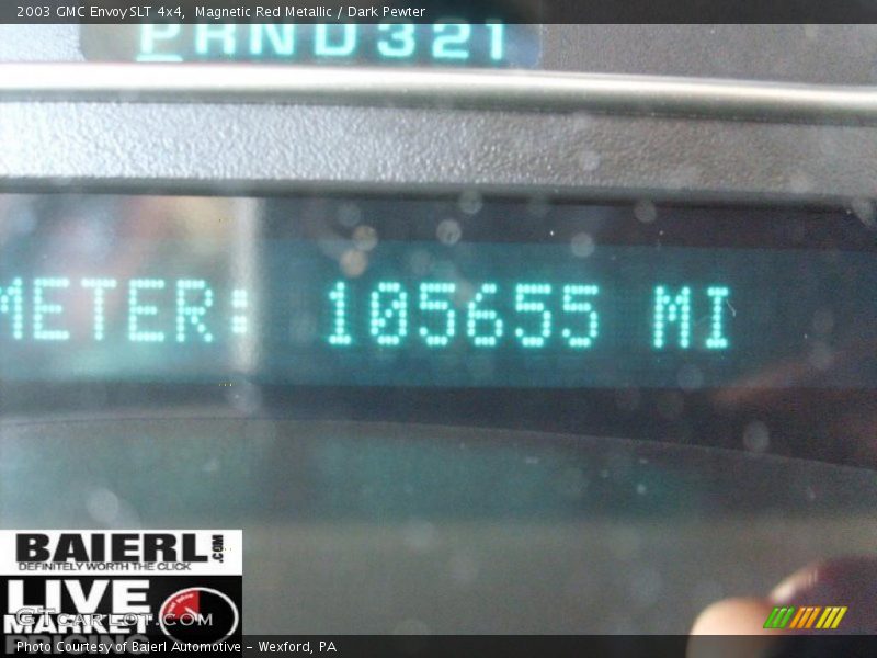 Magnetic Red Metallic / Dark Pewter 2003 GMC Envoy SLT 4x4