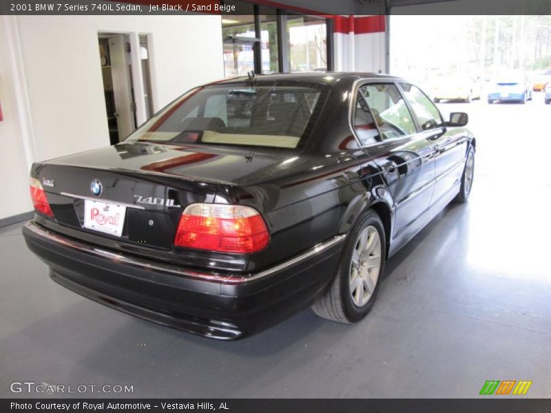 Jet Black / Sand Beige 2001 BMW 7 Series 740iL Sedan