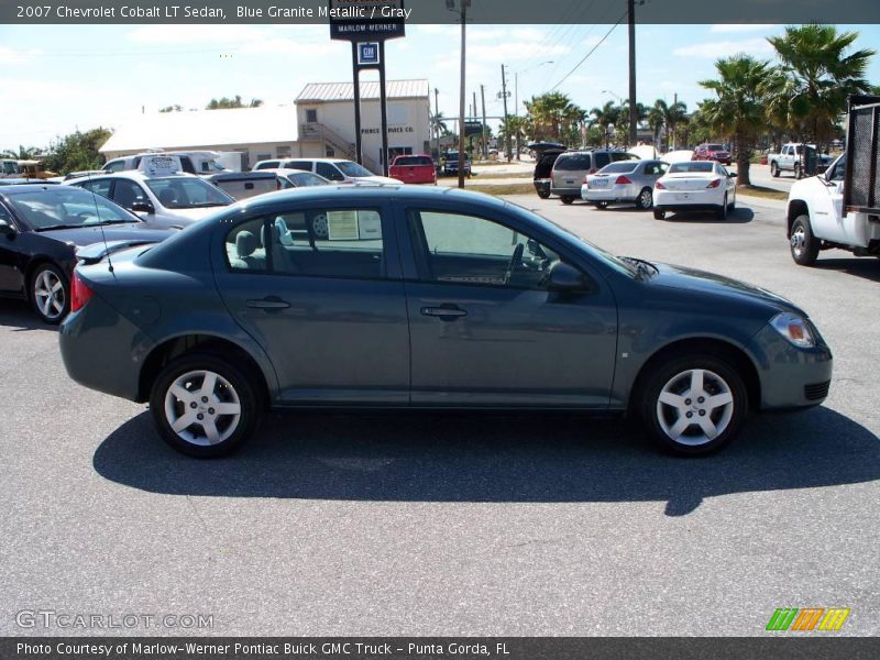 Blue Granite Metallic / Gray 2007 Chevrolet Cobalt LT Sedan