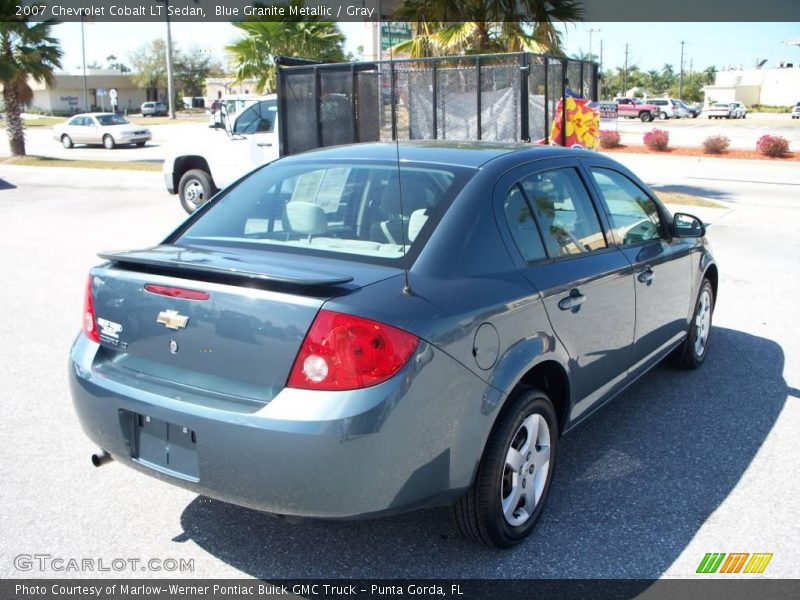 Blue Granite Metallic / Gray 2007 Chevrolet Cobalt LT Sedan
