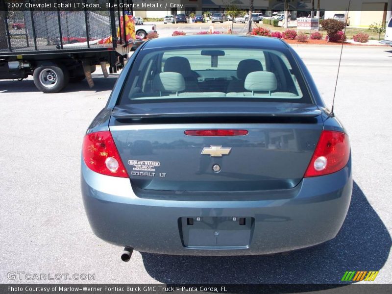 Blue Granite Metallic / Gray 2007 Chevrolet Cobalt LT Sedan
