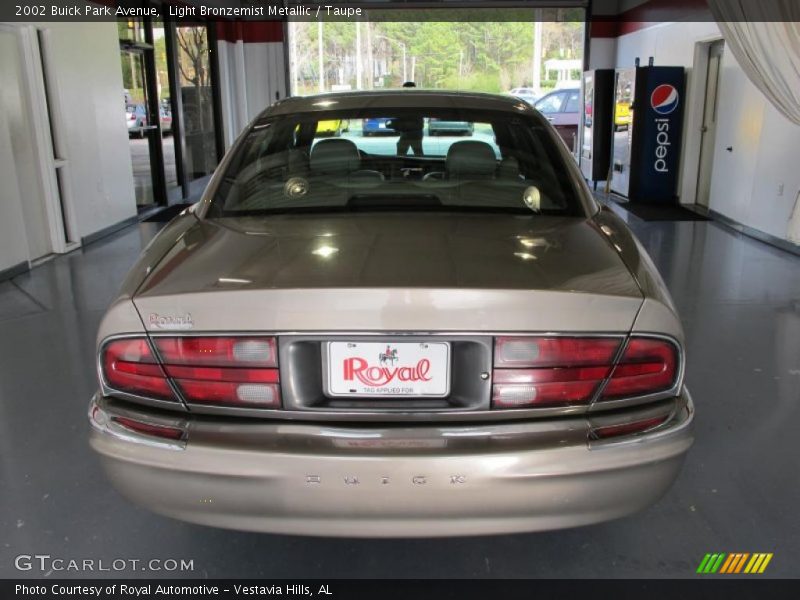 Light Bronzemist Metallic / Taupe 2002 Buick Park Avenue