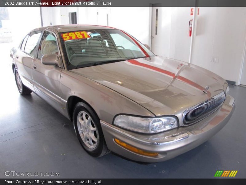 Light Bronzemist Metallic / Taupe 2002 Buick Park Avenue