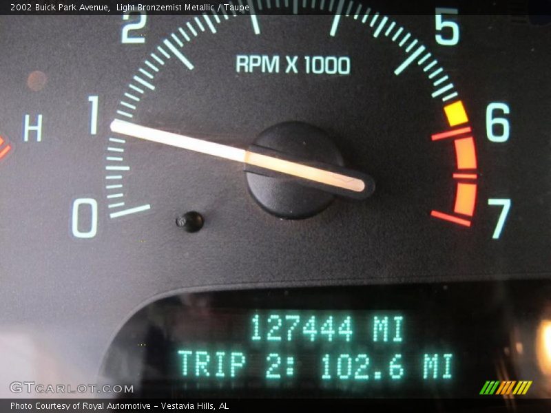 Light Bronzemist Metallic / Taupe 2002 Buick Park Avenue