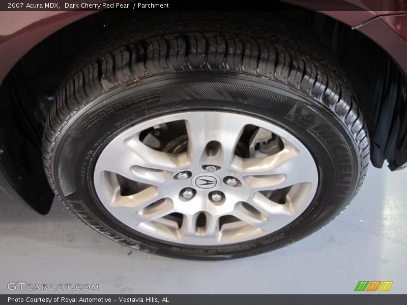Dark Cherry Red Pearl / Parchment 2007 Acura MDX