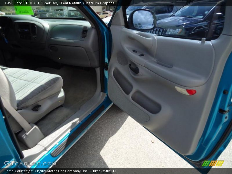 Teal Metallic / Medium Graphite 1998 Ford F150 XLT SuperCab