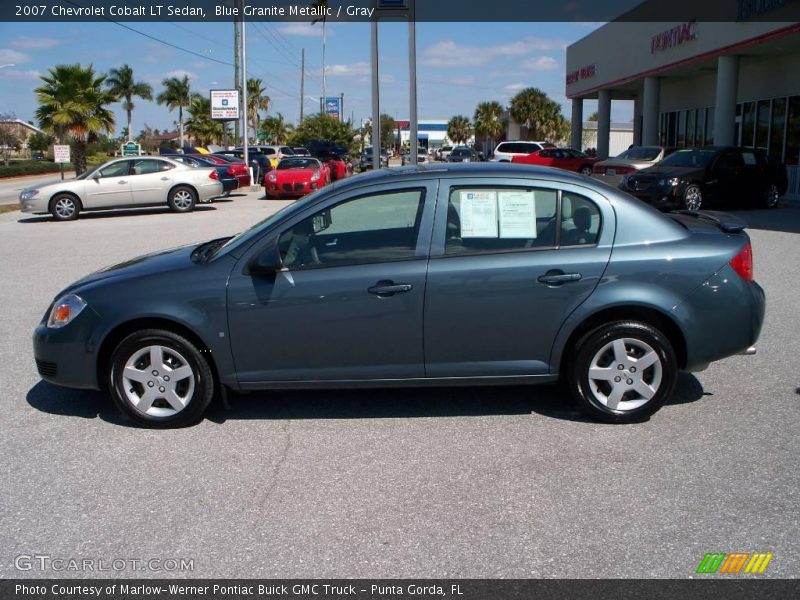 Blue Granite Metallic / Gray 2007 Chevrolet Cobalt LT Sedan