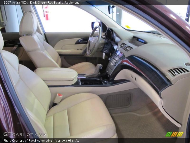 Dark Cherry Red Pearl / Parchment 2007 Acura MDX