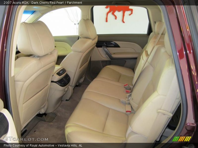 Dark Cherry Red Pearl / Parchment 2007 Acura MDX