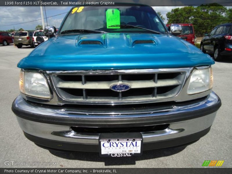 Teal Metallic / Medium Graphite 1998 Ford F150 XLT SuperCab