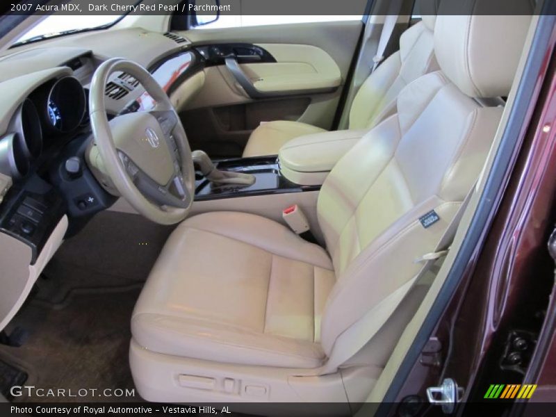 Dark Cherry Red Pearl / Parchment 2007 Acura MDX