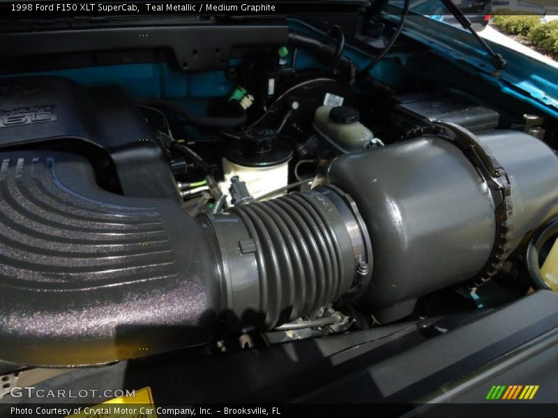 Teal Metallic / Medium Graphite 1998 Ford F150 XLT SuperCab