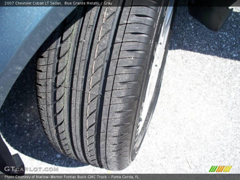 Blue Granite Metallic / Gray 2007 Chevrolet Cobalt LT Sedan