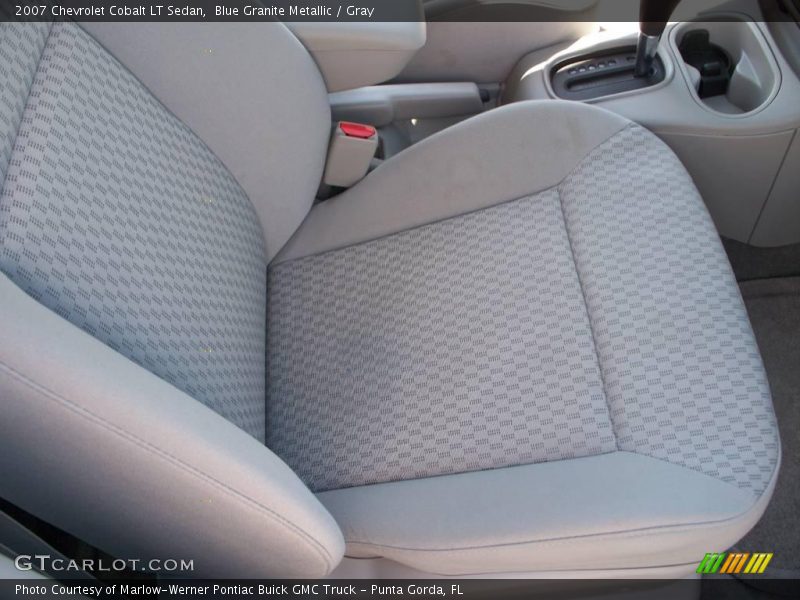 Blue Granite Metallic / Gray 2007 Chevrolet Cobalt LT Sedan
