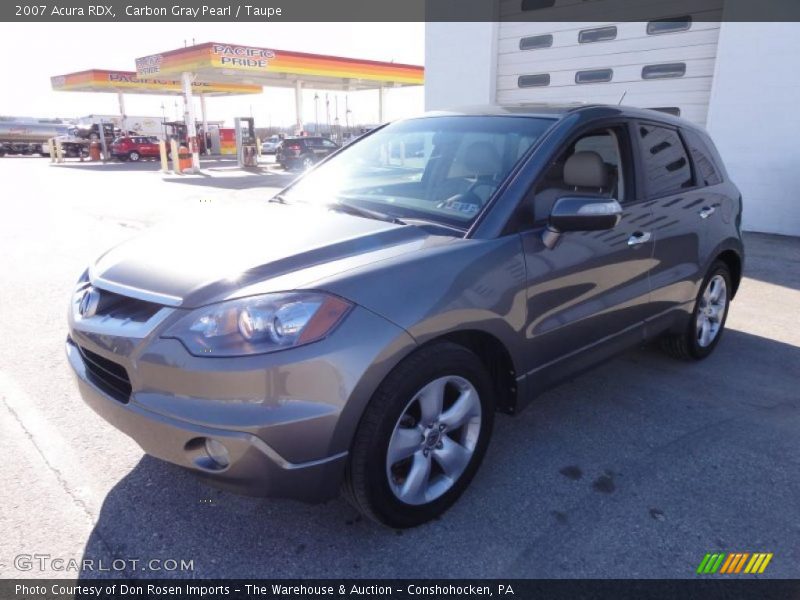 Carbon Gray Pearl / Taupe 2007 Acura RDX