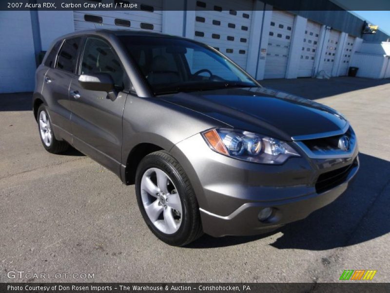 Carbon Gray Pearl / Taupe 2007 Acura RDX