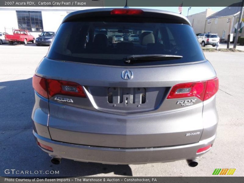 Carbon Gray Pearl / Taupe 2007 Acura RDX