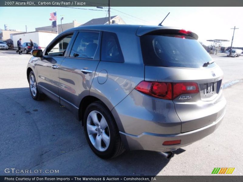 Carbon Gray Pearl / Taupe 2007 Acura RDX