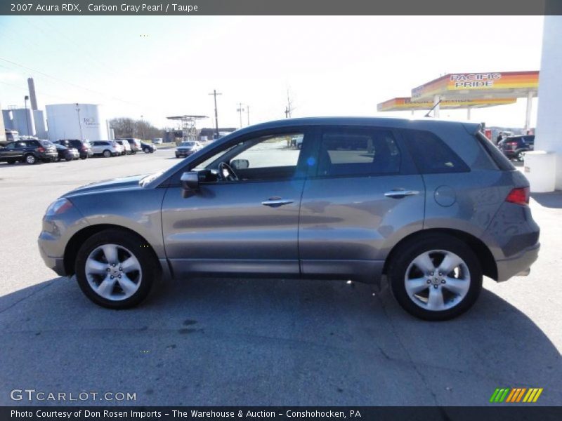 Carbon Gray Pearl / Taupe 2007 Acura RDX