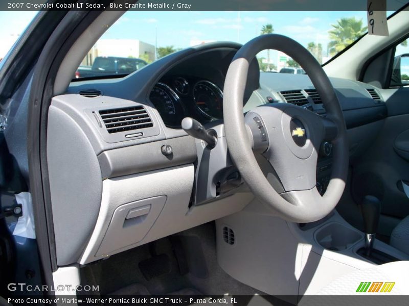 Blue Granite Metallic / Gray 2007 Chevrolet Cobalt LT Sedan