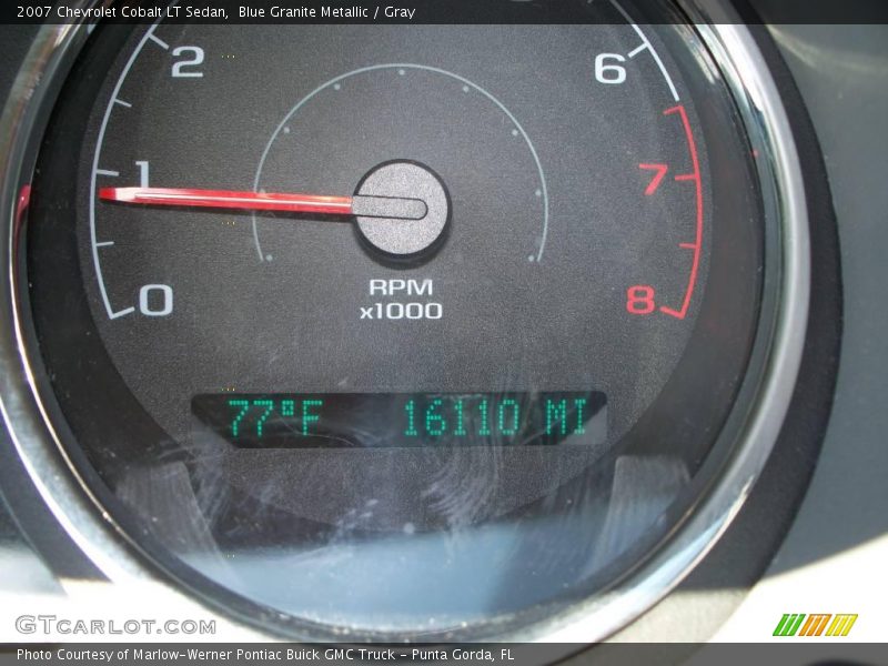 Blue Granite Metallic / Gray 2007 Chevrolet Cobalt LT Sedan