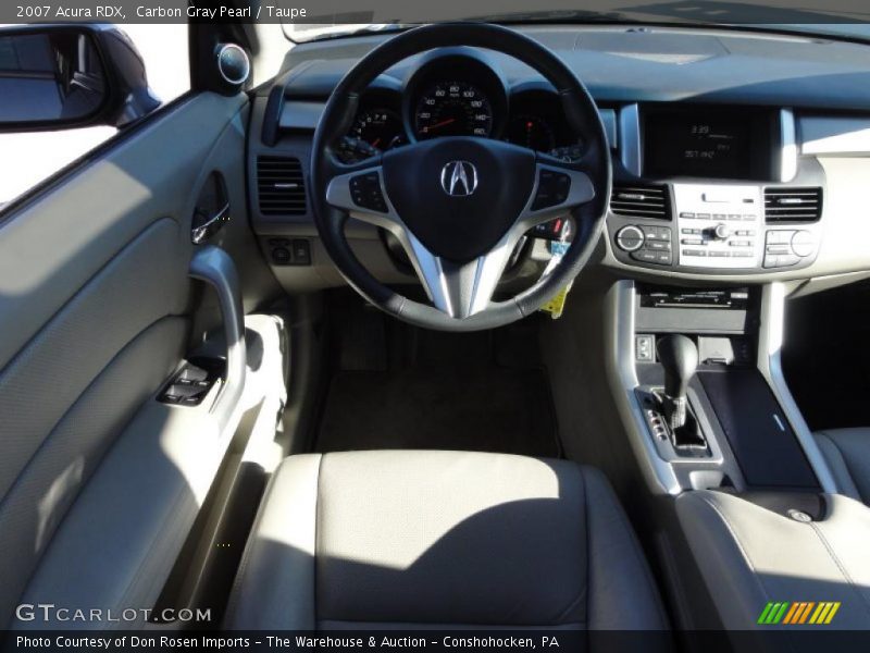 Carbon Gray Pearl / Taupe 2007 Acura RDX