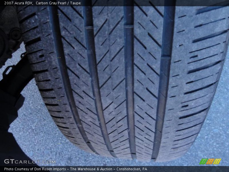 Carbon Gray Pearl / Taupe 2007 Acura RDX