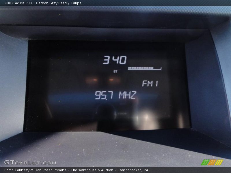 Carbon Gray Pearl / Taupe 2007 Acura RDX