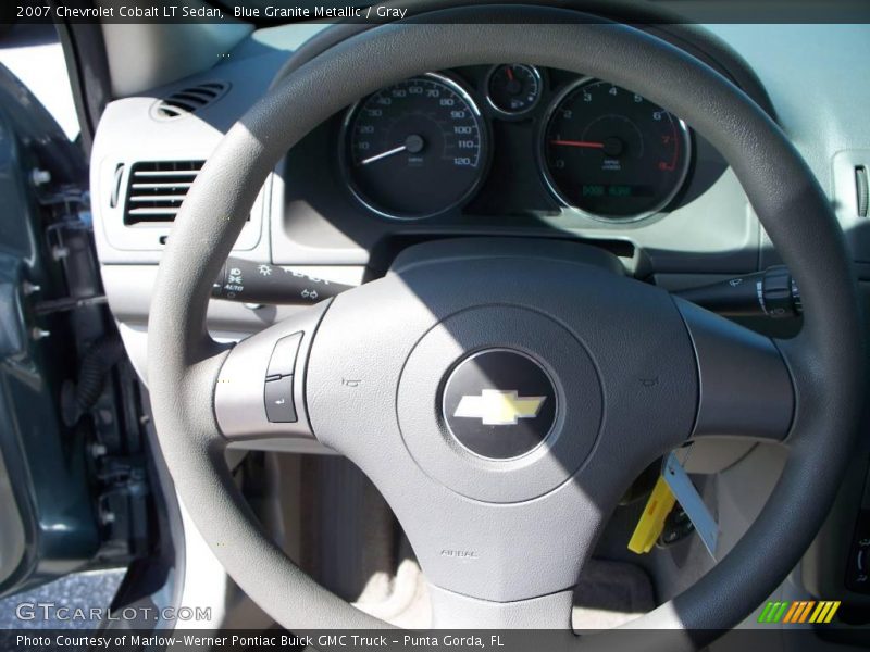 Blue Granite Metallic / Gray 2007 Chevrolet Cobalt LT Sedan
