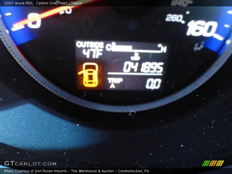 Carbon Gray Pearl / Taupe 2007 Acura RDX
