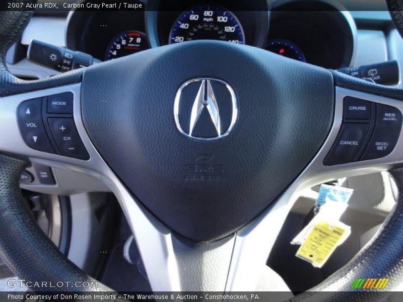 Carbon Gray Pearl / Taupe 2007 Acura RDX