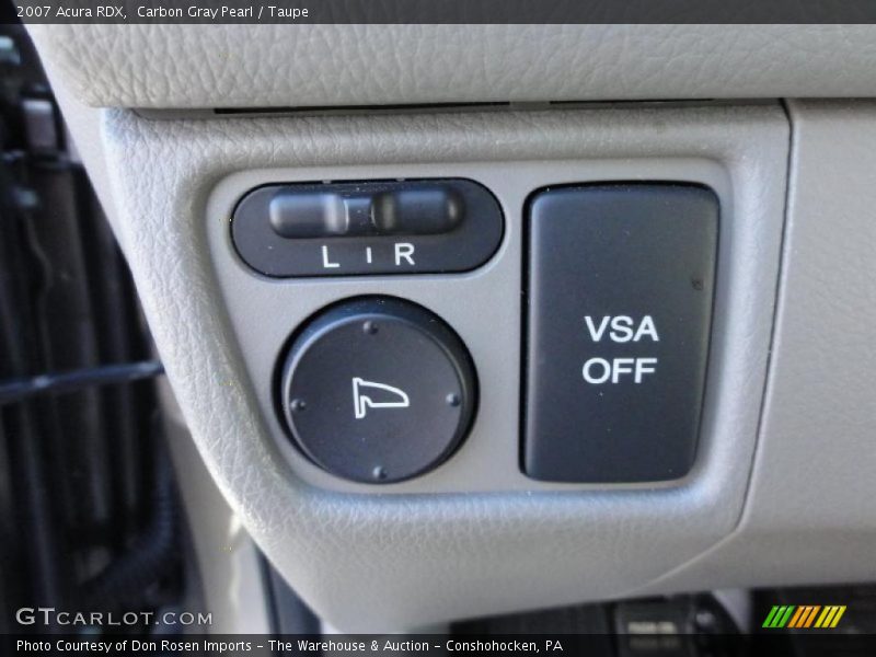 Carbon Gray Pearl / Taupe 2007 Acura RDX