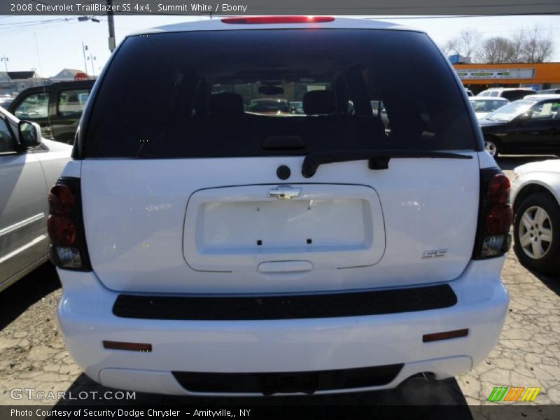 Summit White / Ebony 2008 Chevrolet TrailBlazer SS 4x4