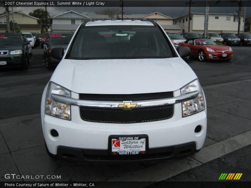 Summit White / Light Gray 2007 Chevrolet Equinox LS