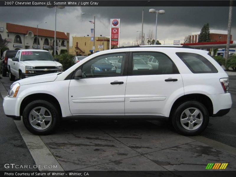 Summit White / Light Gray 2007 Chevrolet Equinox LS