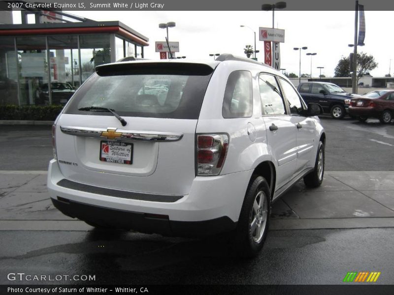 Summit White / Light Gray 2007 Chevrolet Equinox LS
